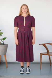 Transformed Vintage Dress - Modified and Upcycled - Zero Waste Fashion - Size Medium