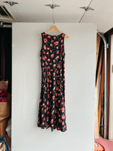 Load image into Gallery viewer, Transformed 1980’s dress - modified + reworked vintage fashion - “Your Floral Compass&quot;